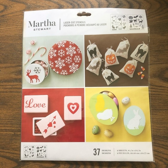 🎄 Martha Stewart laser cut stencils  37 designs NIP - Picture 1 of 3